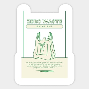 Zero Waste Sticker